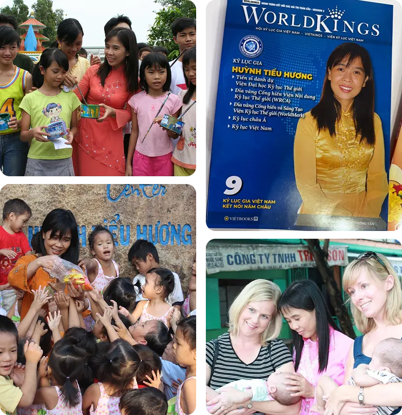 diverse moment of adults and children
